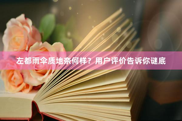 左都雨伞质地奈何样？用户评价告诉你谜底